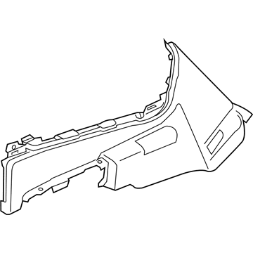 BMW 51475A01883 TRIM PANEL, TRUNK, BOTTOM, L