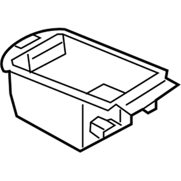 BMW 51169233362 Storage Compartment, Armrest, Front. Middle