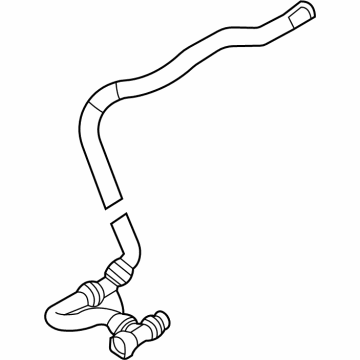 BMW 17129797623 COOLANT RETURN LINE INTAKE S