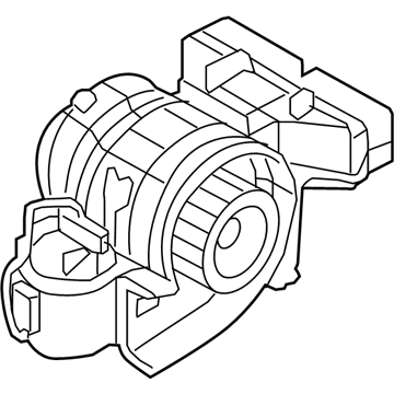 BMW 64119139197 Housing, Rear-Cabin Heating