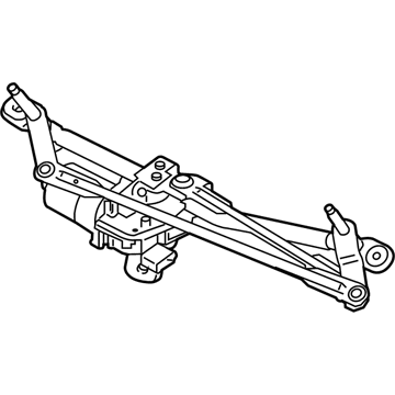 2021 BMW X1 Wiper Pivot - 61615A36E69