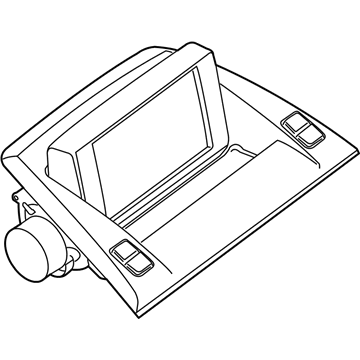 BMW 65503452285 Central Information Display