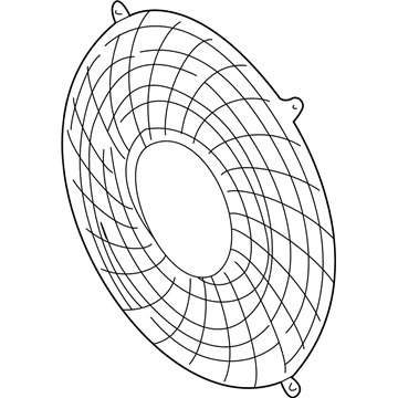 BMW 64548398211 Protection Grid For Additional Fan