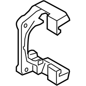 BMW 550i Brake Caliper Bracket - 34116786820