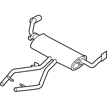 2009 BMW X6 Tail Pipe - 18307576340