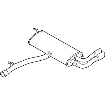 2014 BMW X3 Exhaust Resonator - 18308686883