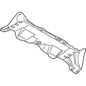 BMW X5 Exhaust Heat Shield - 51487158415