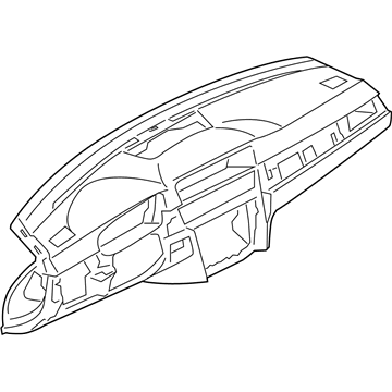 BMW 51459125818 Panel For Instrument. Panel, Double Scoop