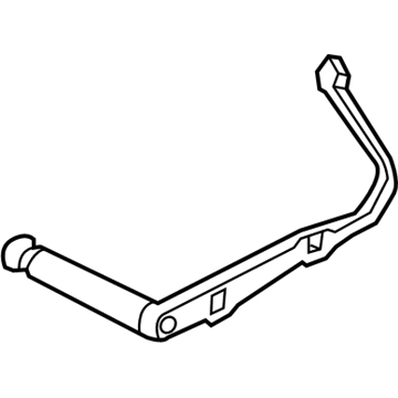 BMW 41217186327 Moulded Part For Column B, Exterior Left