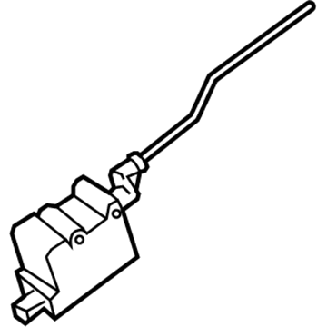 BMW 67116987632 Filler Flap Actuator