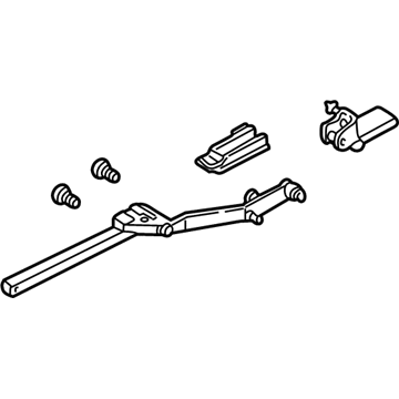 BMW 54128209795 Left Control Rail