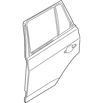 BMW 41003449337 Door, Rear Left