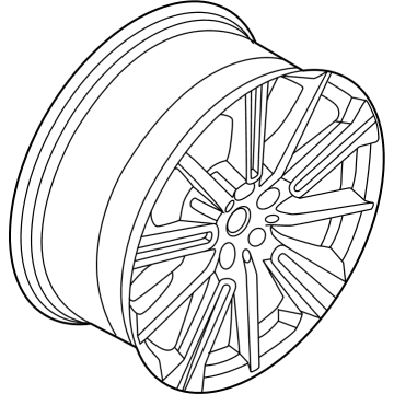 BMW 36116883766 Disk Wheel, Light-Alloy, Bla