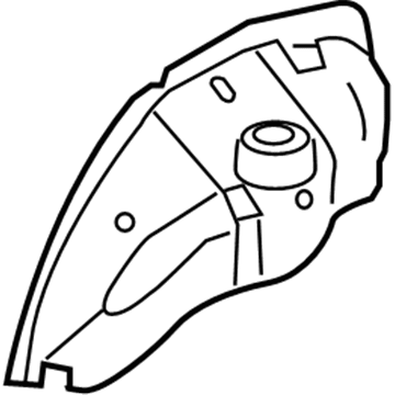 BMW 41147044072 Right Rear Inner Wheelhouse