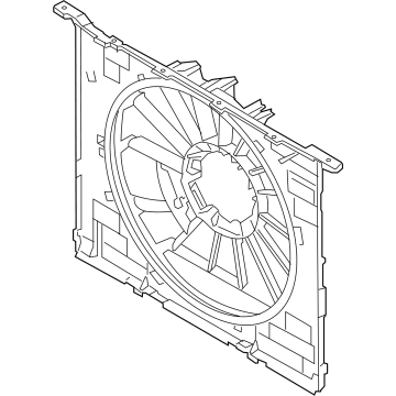 BMW 750e xDrive Fan Shroud - 17425A198A7