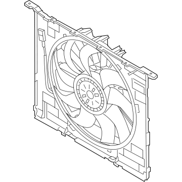 BMW 750e xDrive A/C Condenser Fan - 17425A18809