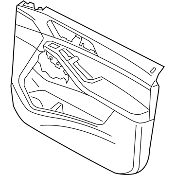 BMW 51419473623 DOOR TRIM PANEL, FRONT LEFT