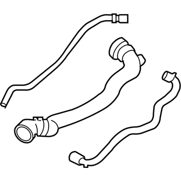 2017 BMW X3 Radiator Hose - 17128571612