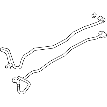 BMW 528i xDrive Oil Cooler Hose - 17227619743