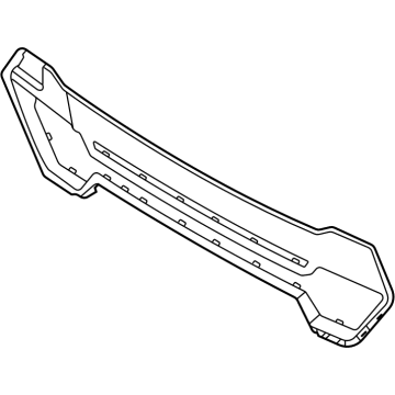 BMW 51115A5AEF3 INSERT, BUMPER CENTER FRONT