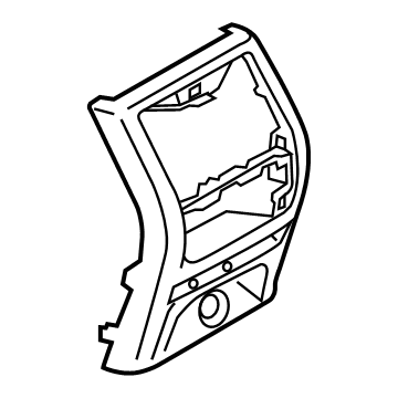 BMW 51166823206 COVER CENTRE CONSOLE, REAR