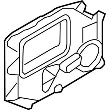 BMW 64316945581 Sealing Frame, Bulkhead, Inner