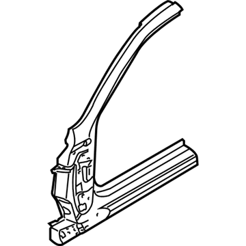 BMW 41217120057 Column A Exterior, Left