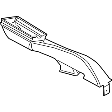 BMW 64227036352 Air Duct, Right Footwell