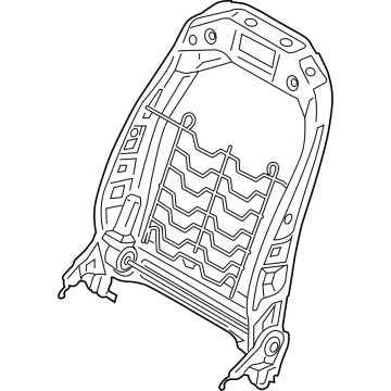 BMW 52107421860 BACKREST FRAME, RIGHT