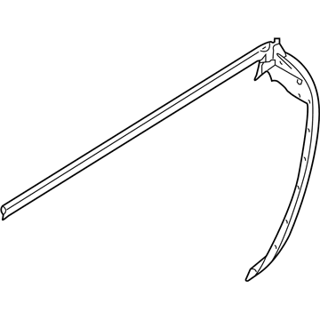 BMW 51337008574 Channel Sealing,Inside,Door, Front Right