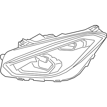 BMW 63119498480 HEADLIGHT, LED, AHL, HIGH, R