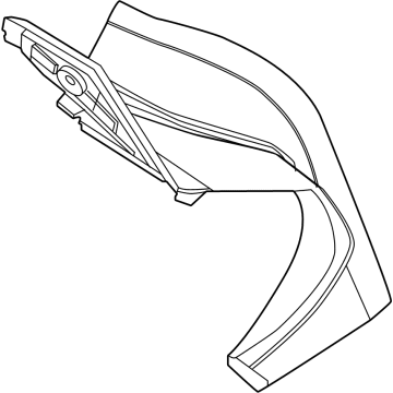 BMW 63219853576 DRIP RAIL, RIGHT