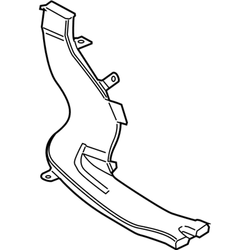 BMW 51477133719 Heater Duct Rear Left