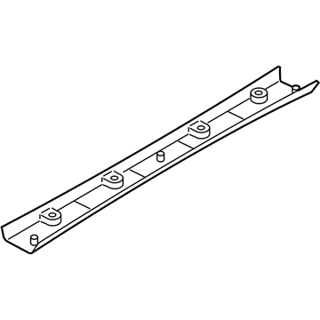 BMW 51497345215 Upper Trunk Lid Trim Panel