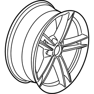 BMW 36116877135 Light Alloy Disc Wheel Reflexsilber