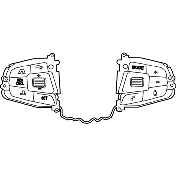 BMW 61316820262 SWITCH, MULTIFUNCT. STEERING