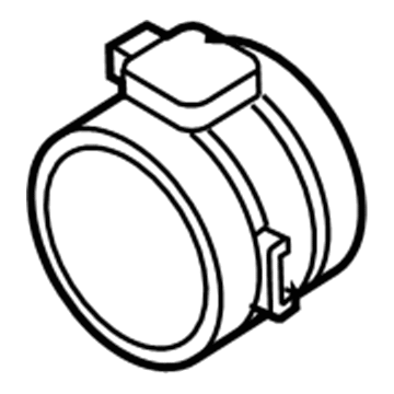 BMW Mass Air Flow Sensor - 13627566984