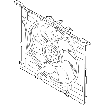 BMW i7 A/C Condenser Fan - 17427925818