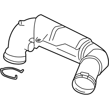 BMW 13717619268 Filtered Air Pipe With Resonator