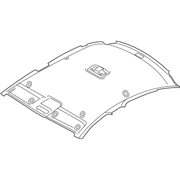 BMW 51448061007 Molded Headlining For Sliding Lifting Roof