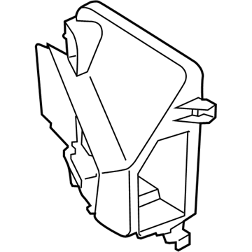 BMW 51748056320 Air Duct Displaced Radiator Right