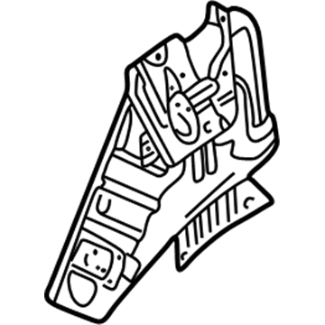 BMW 41147002464 Right Rear Inner Wheelhouse