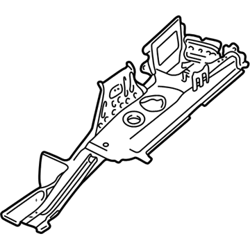 BMW 41117002461 Rear Axle Support, Upper Part Left