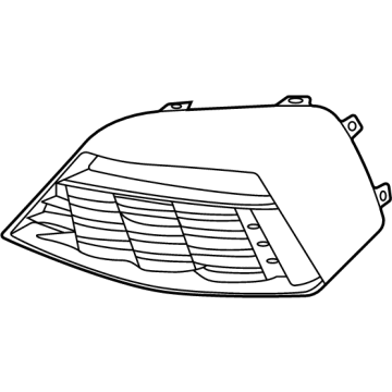 BMW 51118075517 GRILL, AIR INTAKE, LEFT