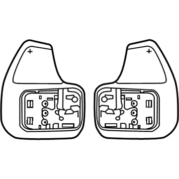 BMW 61317847610 Set, Gearshift Paddles, M Steering Wheel