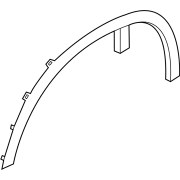 BMW 51777441057 Wheel Arch Trim, Left Front