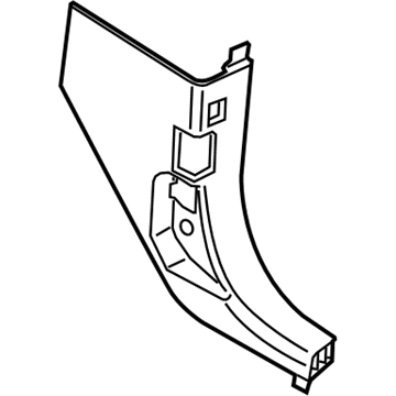 BMW 51472990496 Lateral Trim Panel, Bottom Front Right