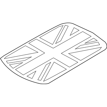 BMW 51142354937 Roof Decor, Union Jack