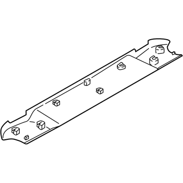 BMW 51497315767 Upper Trunk Lid Trim Panel