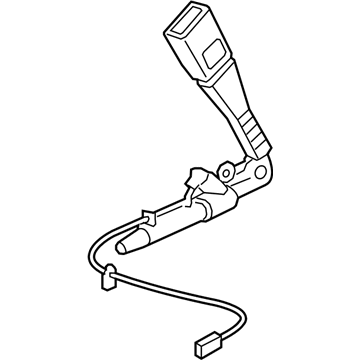 BMW 72117260207 Lower Strap, Front